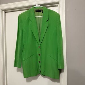 August Silk Bright Green Blazer